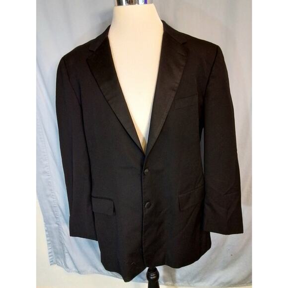 Calvin Klein Black Tuxedo Jacket - Picture 1 of 7